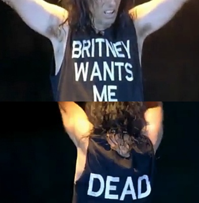 Alice Cooper - Britney Wants Me... Dead t-shirt