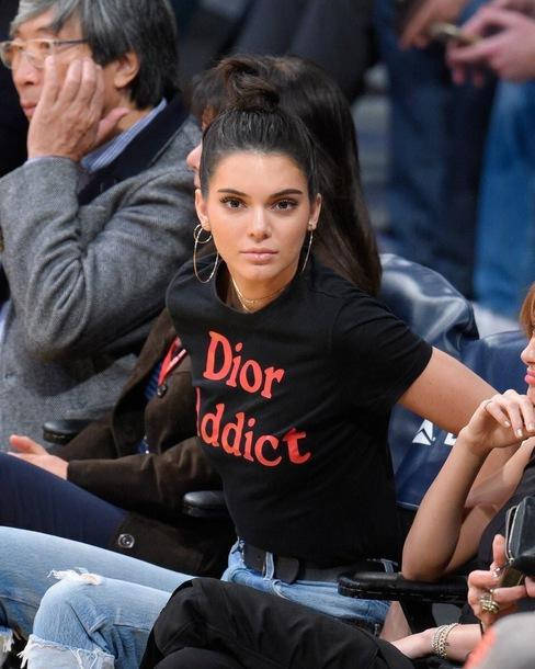 Dior Addict shirt as worn by Kendall Jenner