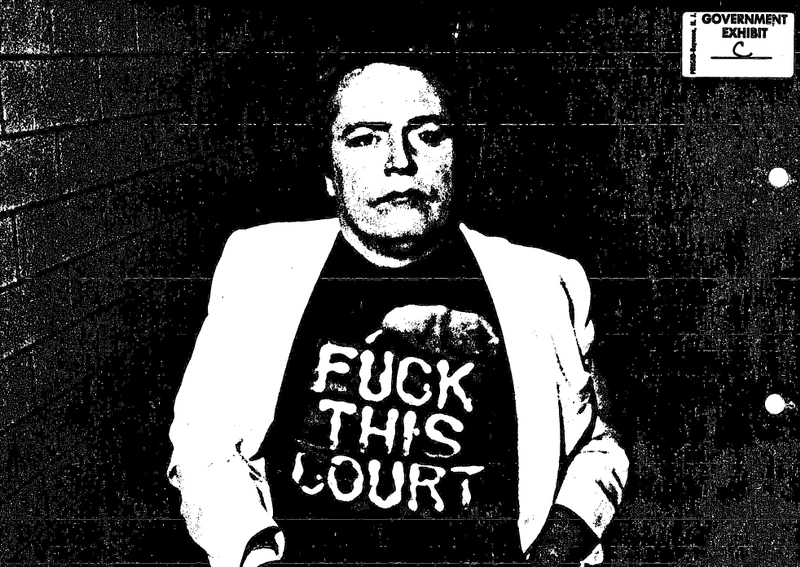 Larry Flynt - Fuck This Court T-Shirt. PYGear.com