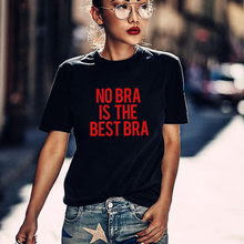 'No Bra Is The Best Bra' funny T-Shirt. PYGear.com