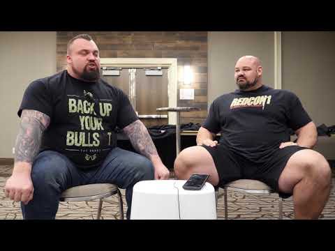 'Back Up Your Bullshit' t-shirt as worn by World's Strongest Man and Deadlift World Record holder Eddie Hall. PYGear.com