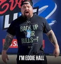 Eddie Hall BACK UP YOUR BULLSHIT shirt. PYGear.com