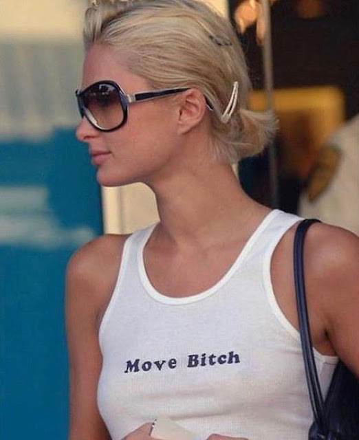 Paris Hilton Move Bitch shirt. PYGear.com