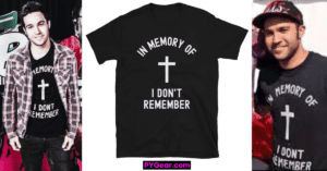 Pete Wenz In Memory Of I Don't Remember T-Shirt. PYGear.com