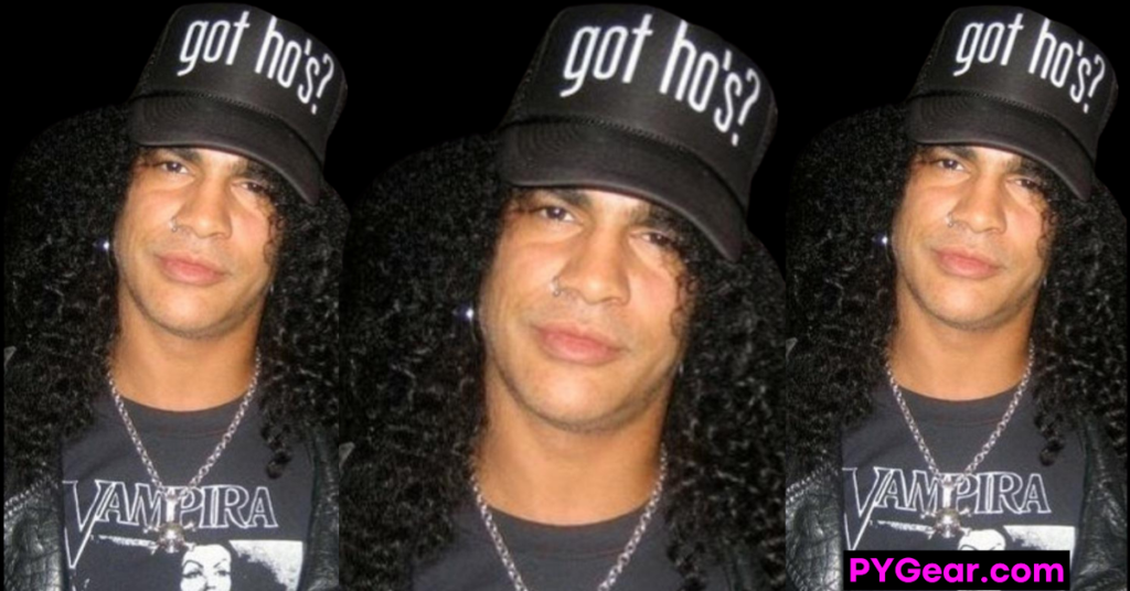 GOT HO'S hat as worn by Slash of Guns N' Roses. PYGear.com