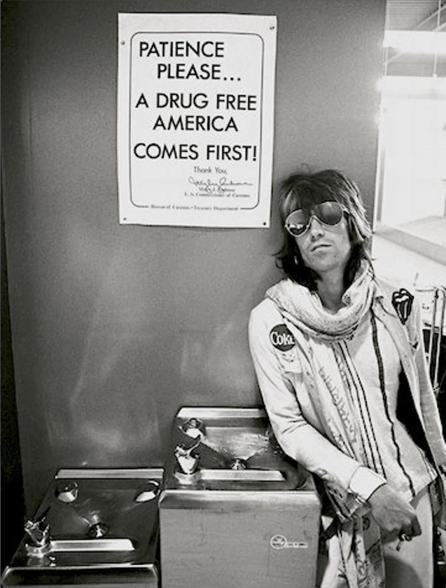 Keith Richards Drug Free America. PYGear.com
