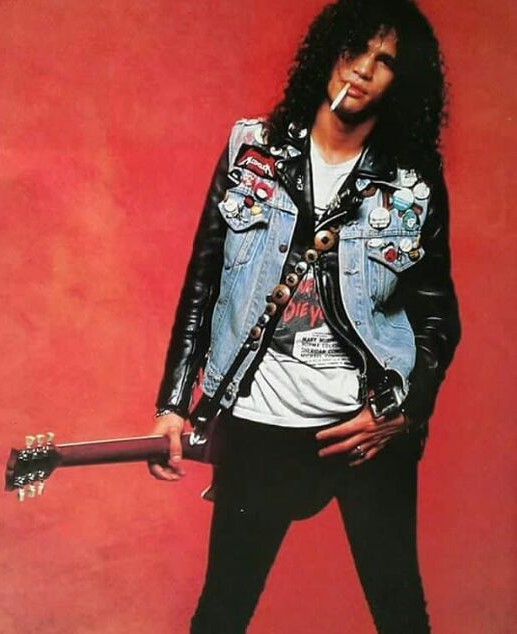 Slash AlcoholicA patch on his kutte (cut-off jeans jacket) in the early days of Guns N' Roses. PYGear.com