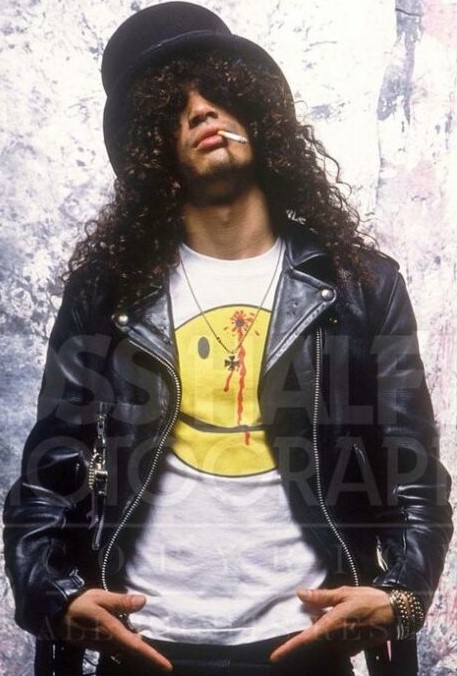 Slash Smiley Face T-Shirt Guns N Roses. PYGear.com