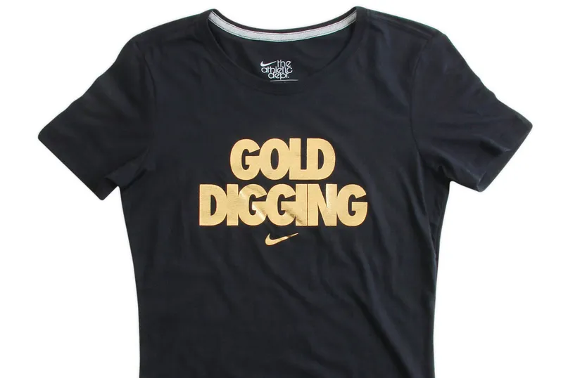 Gold Digging nike controversial shirt. PYGear.com