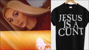 Iggy Azalea Jesus Is A Cunt T-Shirt