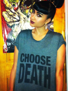 Natalie Kills CHOOSE DEATH T-Shirt