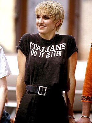 Madonna Italians do it better tee shirt